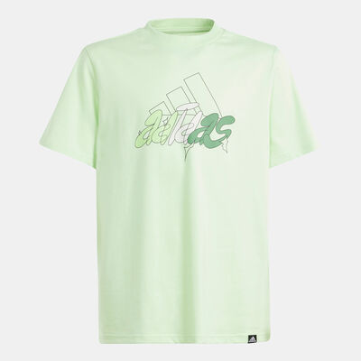 adidas Kids' Illustrated Graphic T-Shirt Green