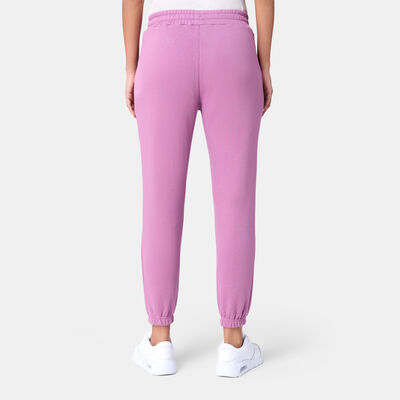 The Giving Movement Women's Collegic Font Joggers Purple