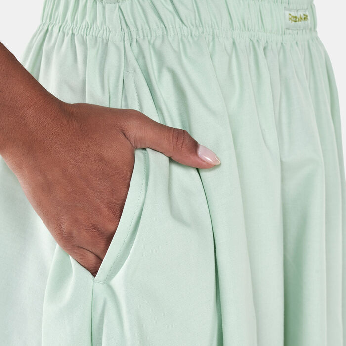Reebok Women's Classics Long Skirt Green image number 3