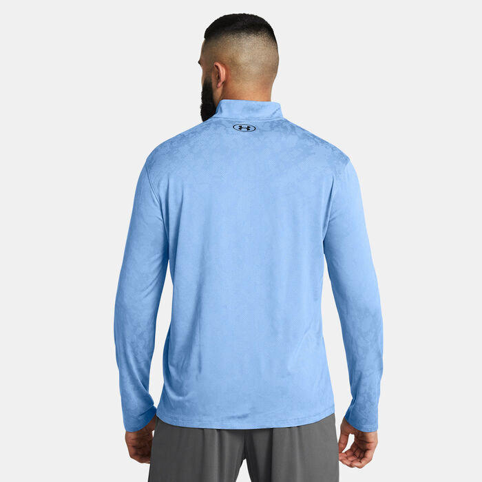 Under Armour Men's UA Tech Vent Training 1/2-Zip Top Blue image number 1