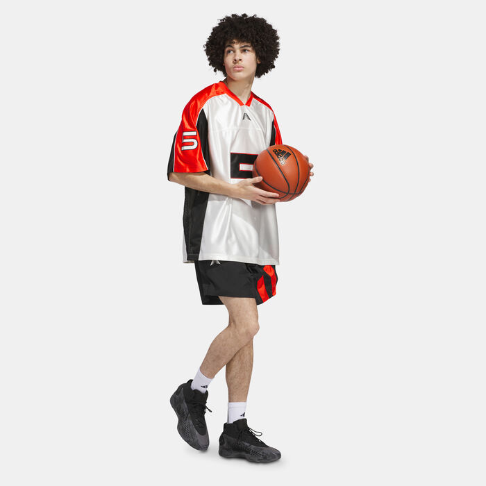 adidas Men's Anthony Edwards Jersey Top Red image number 2