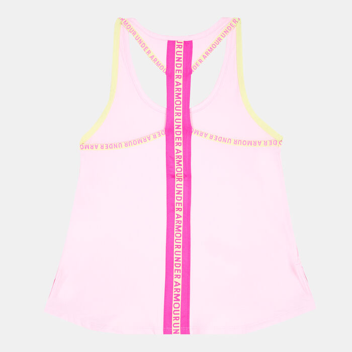 Under Armour Kids' UA Knockout Tank Top Pink image number 1