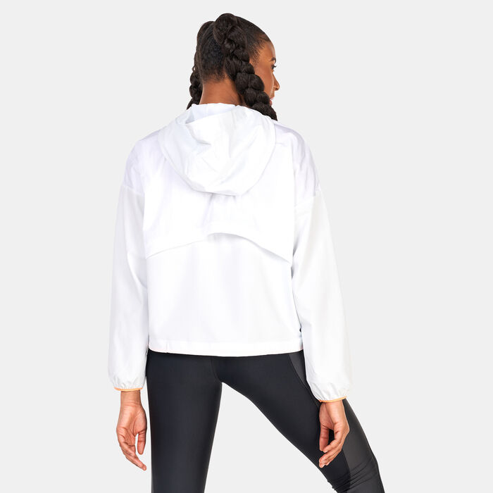 Under Armour Women's Woven Graphic Jacket White image number 1