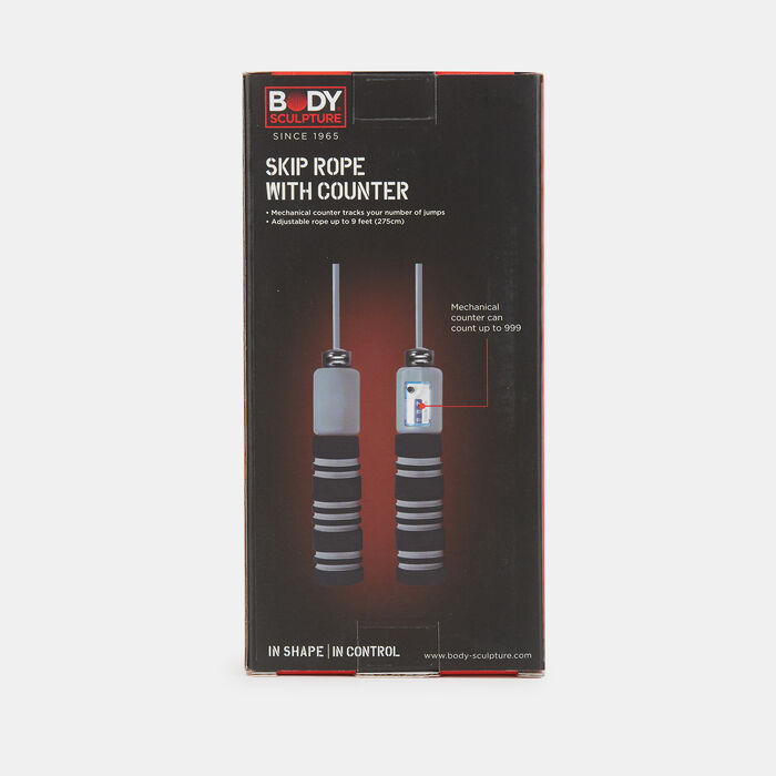Body Sculpture 9-inch Skip Rope with Counter Multi image number 1
