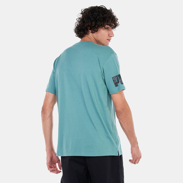 PUMA Men's POWER T-Shirt Green image number 1