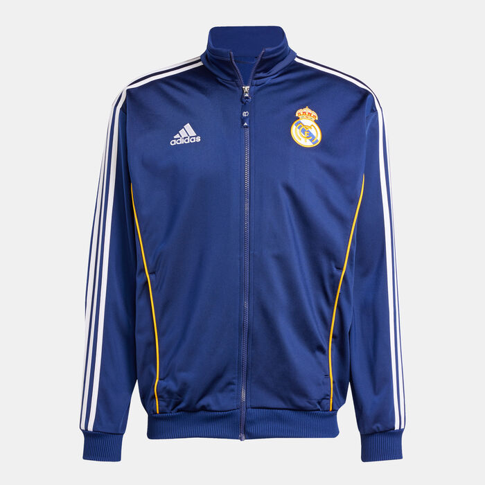 adidas Men's Real Madrid 99/00 Football Track Jacket Blue image number 1