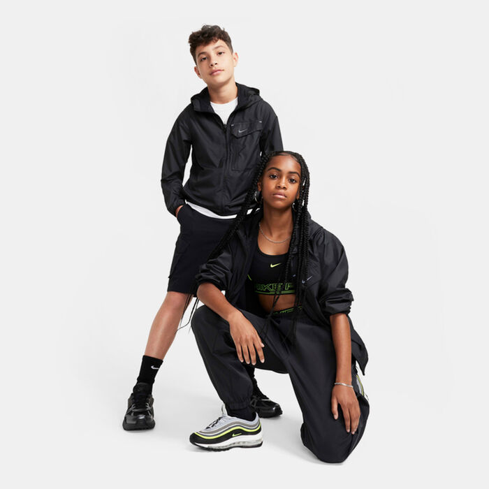 Nike Kids' Sportswear City Utility Jacket Black image number 2