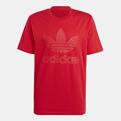 adidas Originals Men's Graphics Monogram T-Shirt Red