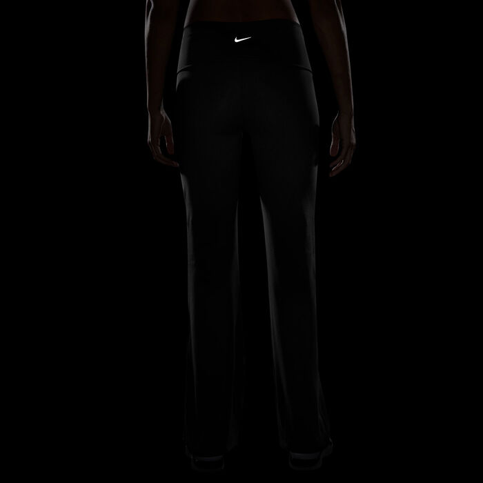 Nike Women's One Dri-FIT Fold-Over Yoga Pants Black image number 3