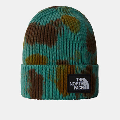 The North Face Tie-Dye Logo Box Beanie Brown