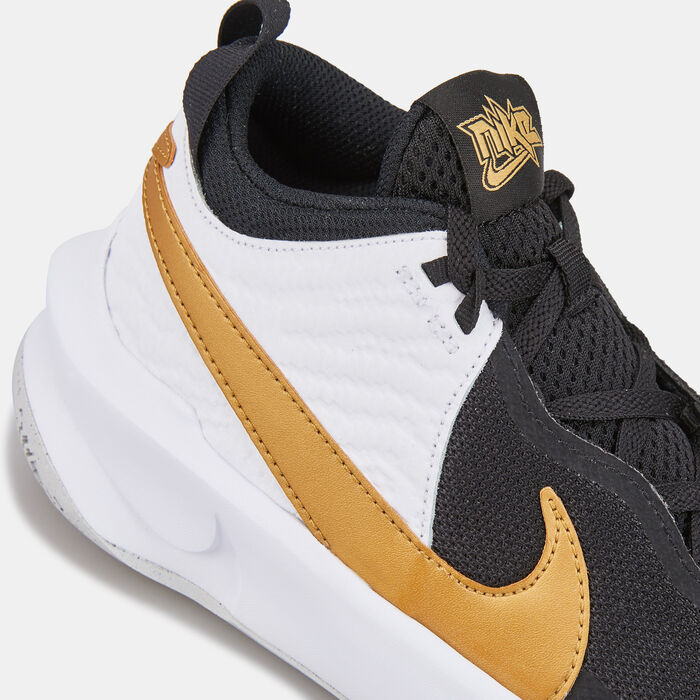 Nike Kids' Team Hustle D 10 Shoe White image number 4