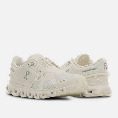 On Women's Cloud 6 Running Shoes White