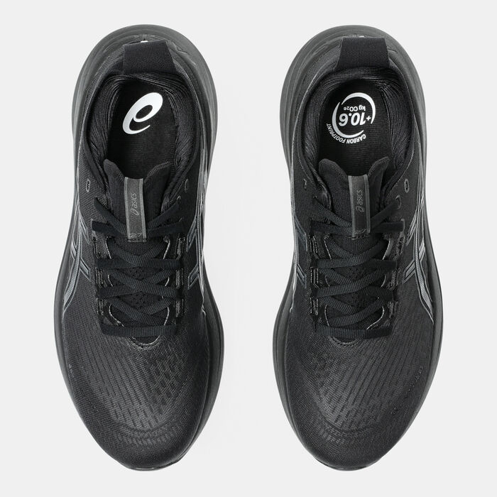 ASICS Men's GEL-NIMBUS 27 Running Shoes Black image number 4