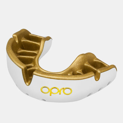 OPRO Self-Fit Gold-Level MMA Mouth Guard White