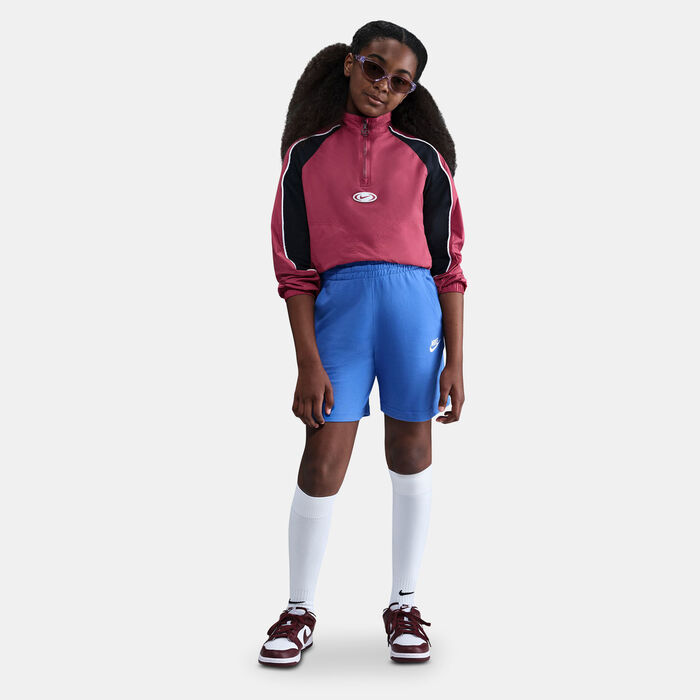 Nike Kids' Sportswear Club Knit Shorts Blue image number 2