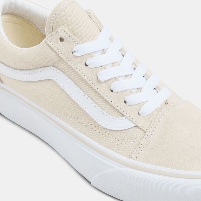 Vans Old Skool Platform Unisex Shoes Beige image number 3
