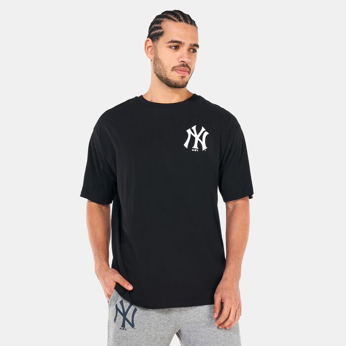 T-shirt New Era Mlb Big Logo Oversized New York Yankees (blk)