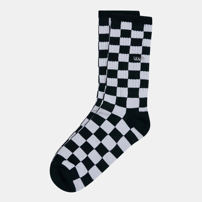 Vans Checkerboard Crew II Socks Black