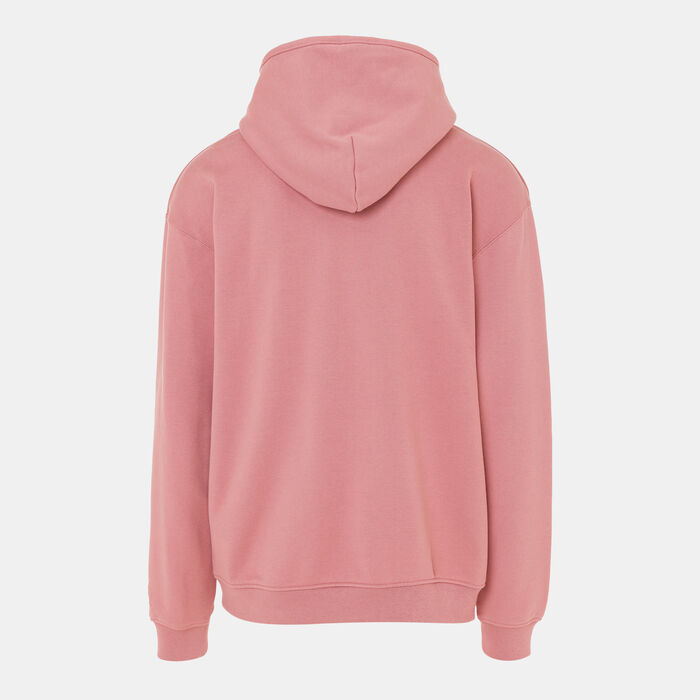Jordan Men's Wordmark Fleece Hoodie Pink image number 1