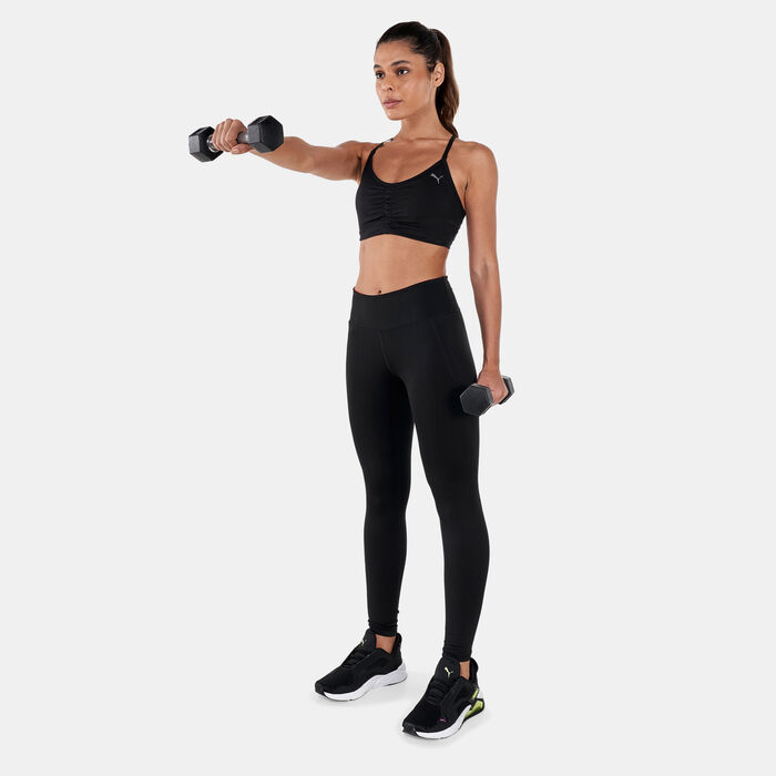 PUMA Women's Low Impact Studio Foundation Sports Bra Black image number 2