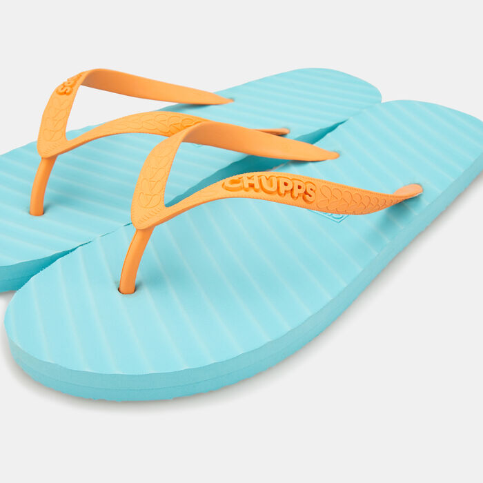 Chupps Men's Banana Leaf Flip Flops Blue image number 2