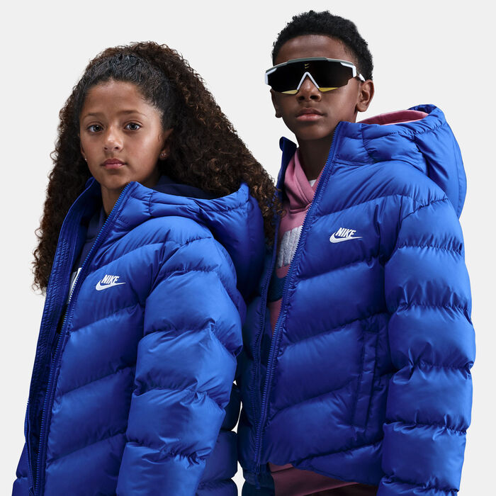Nike Kids' Sportswear All Day Play Therma-FIT Puffer Jacket Blue image number 4
