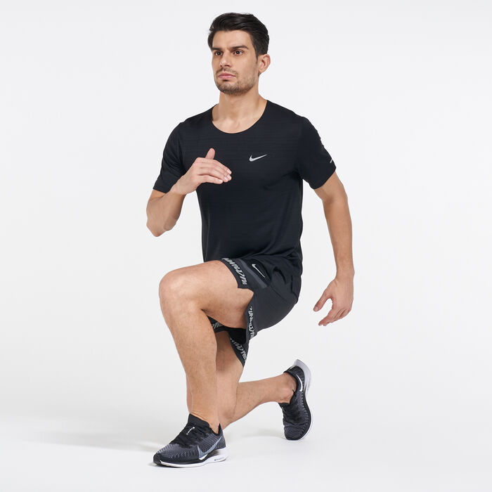 Buy Nike Men's Dri-FIT Miler T-Shirt Multi in Dubai, UAE -SSS