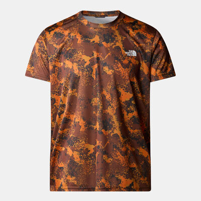 The North Face Men's Reaxion Amp Printed T-Shirt Brown