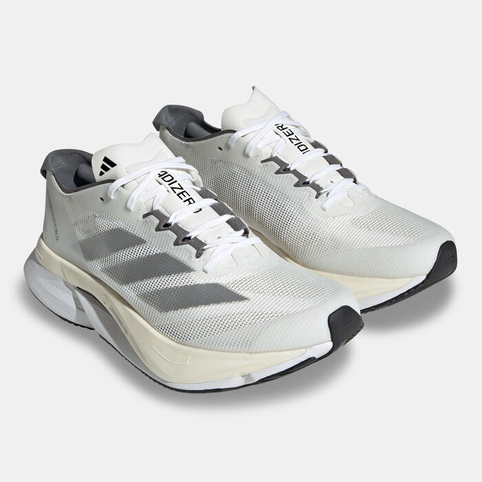 adidas Women's Adizero Boston 12 Running Shoe White image number 1