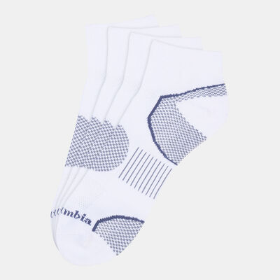 Columbia Men's Balance Point™ Walking Low-Cut Socks (2 Pack) White