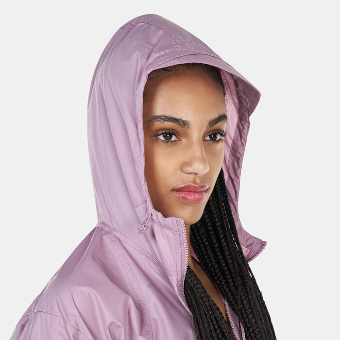 adidas Women's Versatile 4 Elements Windbreaker Jacket Pink image number 3