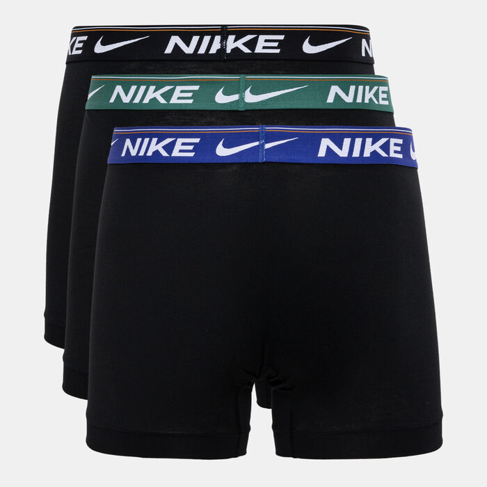 Nike Men's Dri-FIT Ultra Comfort Boxer Briefs (3 Pack) Black image number 1