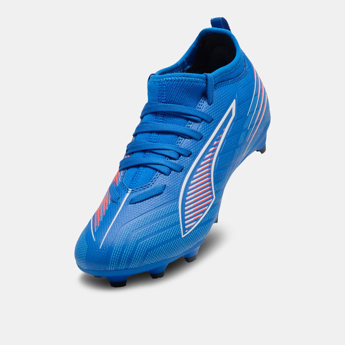 PUMA Kids' ULTRA 6 MATCH Multi-Ground Football Shoes Blue image number 4