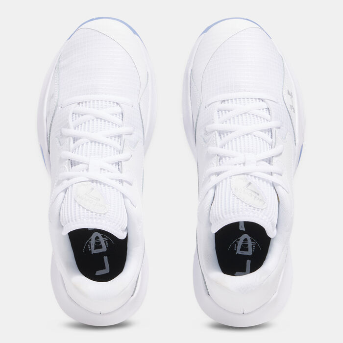 Under Armour Lockdown 7 Low Basketball Shoes White image number 4