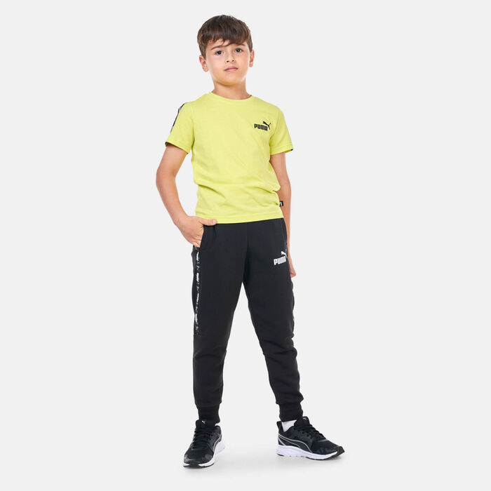 PUMA Kids' Essentials+ Tape T-Shirt Green image number 2