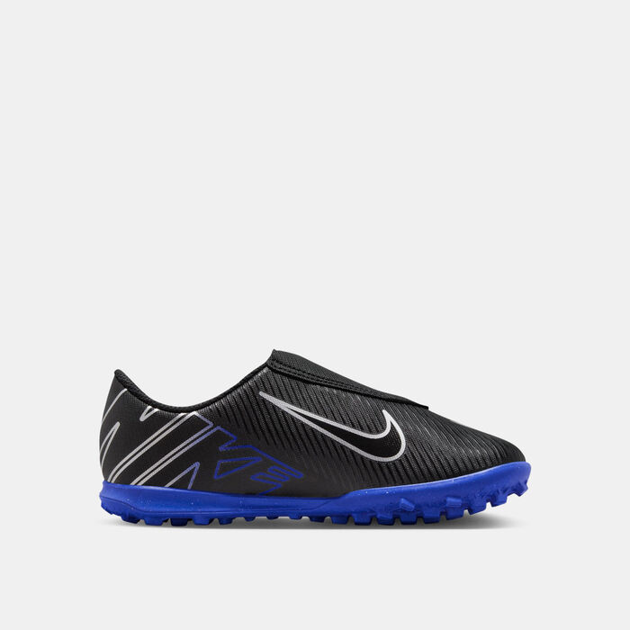 Nike Kids' Mercurial Vapor 15 Club Turf Ground Football Shoe (Younger Kids) Black image number 0