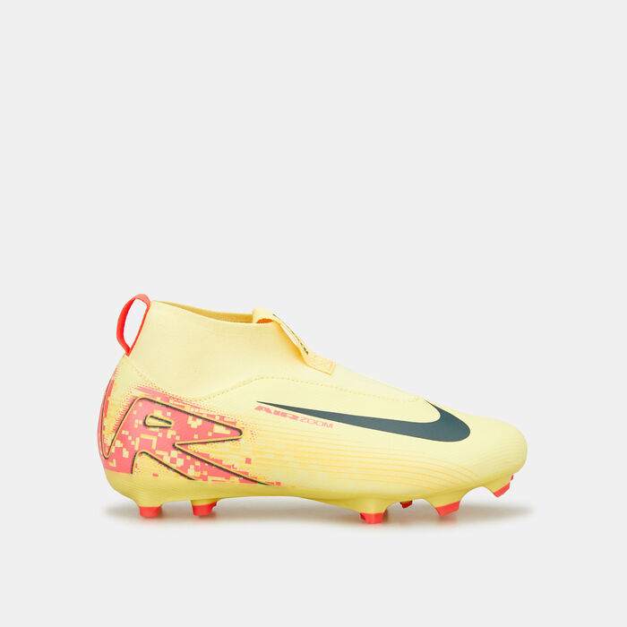 Nike Kids' Kylian Mbappe Mercurial Superfly 10 Academy Multi Ground Football Shoes Yellow image number 0