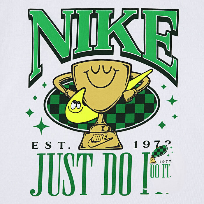 Nike Kids' Sportswear AYG Jersey and Shorts Set Grey image number 2