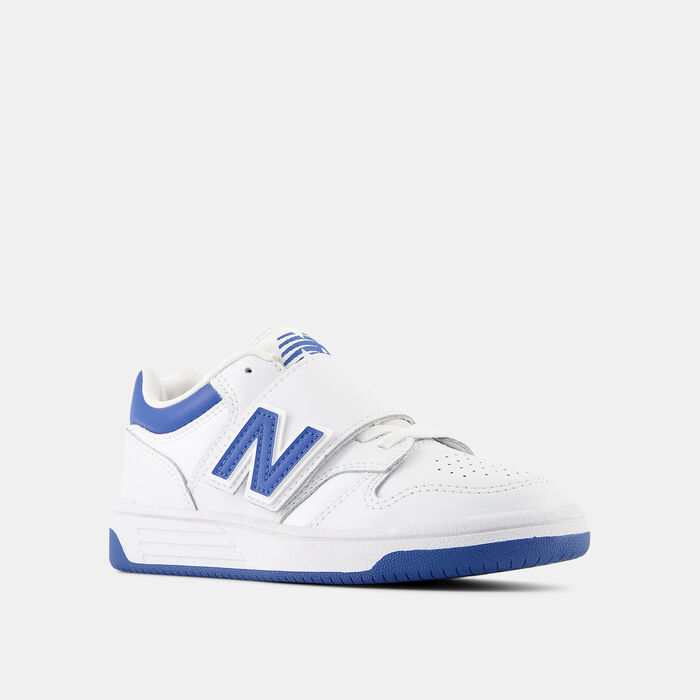 New Balance Kids' BB480 Velcro Shoes White image number 4