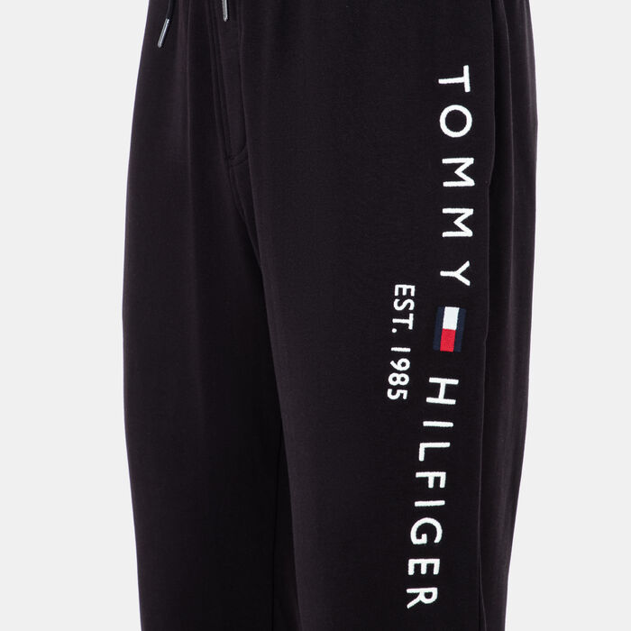 Tommy Hilfiger Mens Logo Joggers Black image number 2