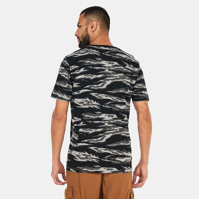 Timberland Men's Tiger Camo-Print T-Shirt Black