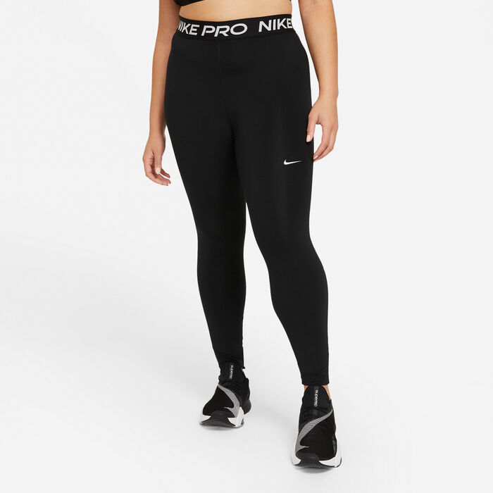 Nike Women's Pro 365 Leggings (Plus Size) Black image number 0