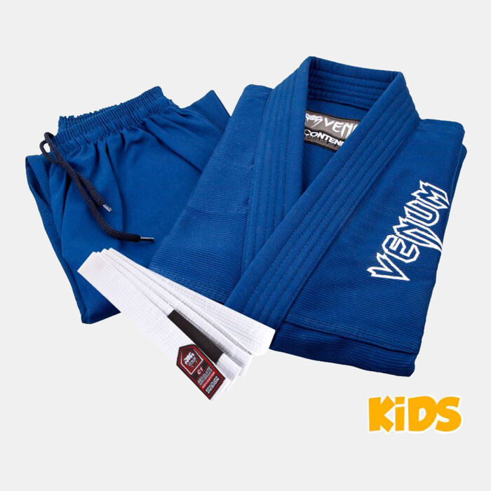 Venum Kids' Contendor Brazilian Jiu-Jitsu Gi Blue image number 1