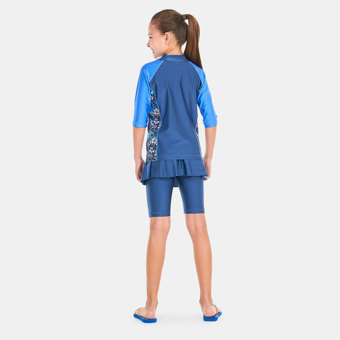 COEGA Kids' Skirted Two Piece Swimsuit Blue image number 1