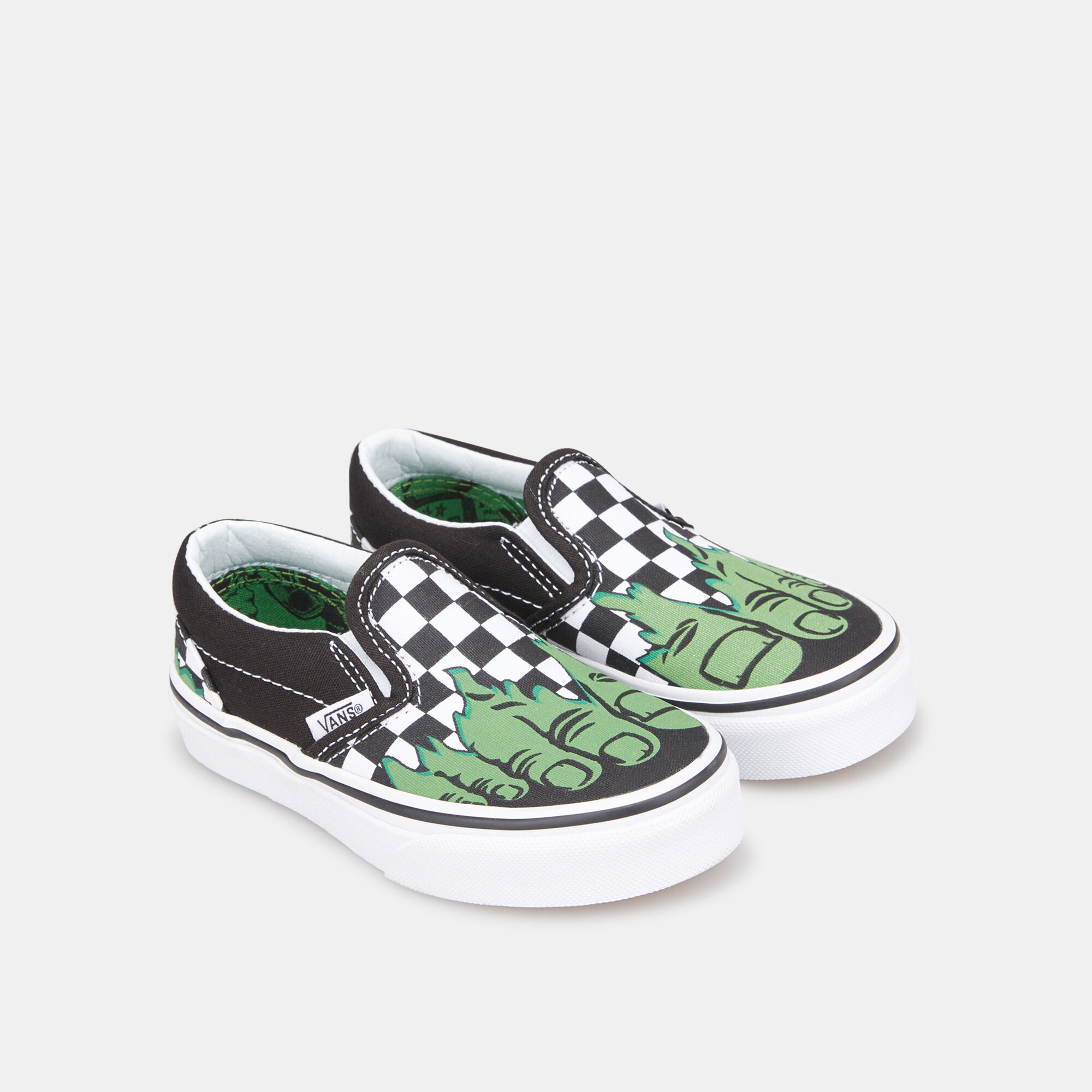 hulk slip ons
