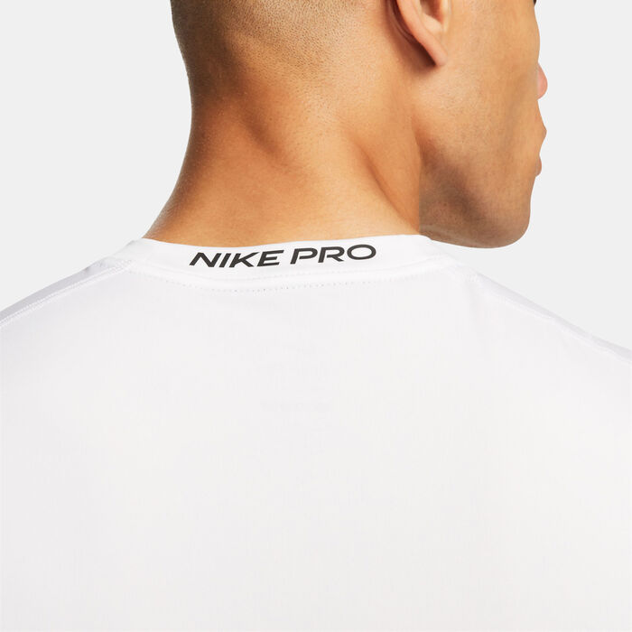 Nike Men's Pro Dri-FIT Fitness Top White image number 3