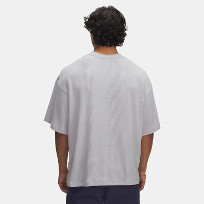 Under Armour Men's Rival Waffle T-Shirt Grey