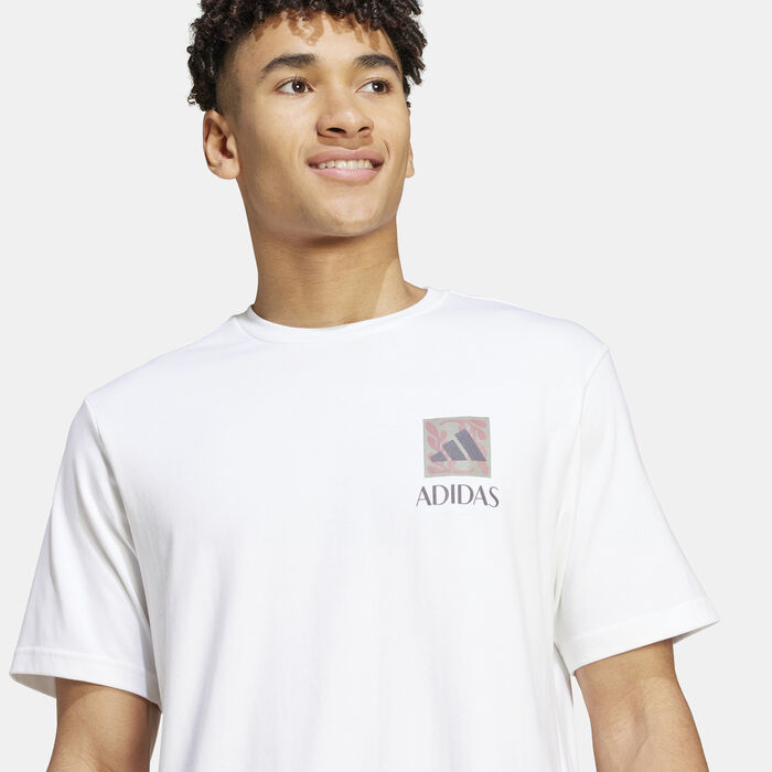 adidas Men's Wellness Graphic T-Shirt White image number 3