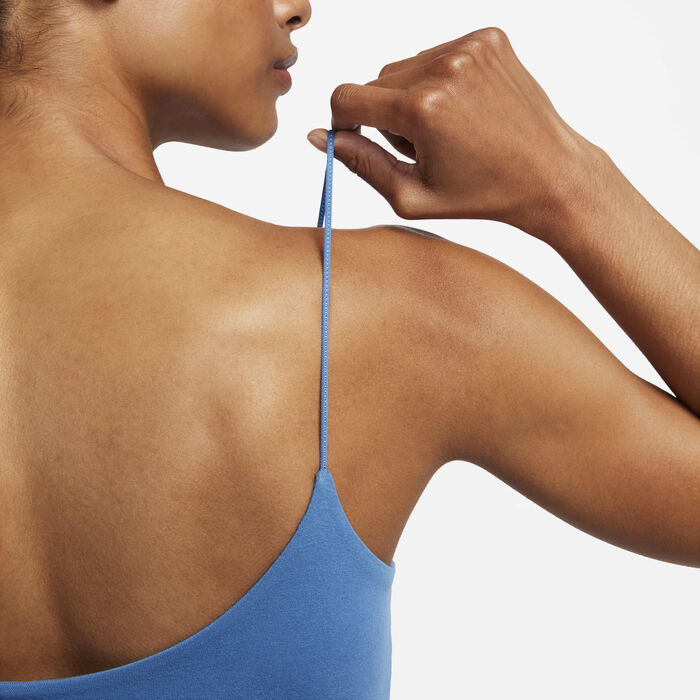 Nike Women's Sportswear Chill Cami Bodysuit Blue image number 4