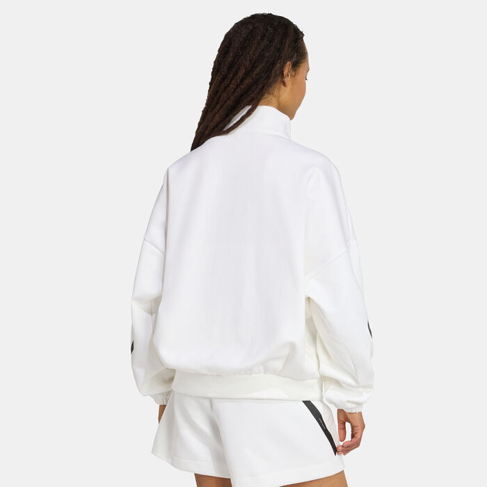 adidas Women's Z.N.E. Track Jacket White image number 1